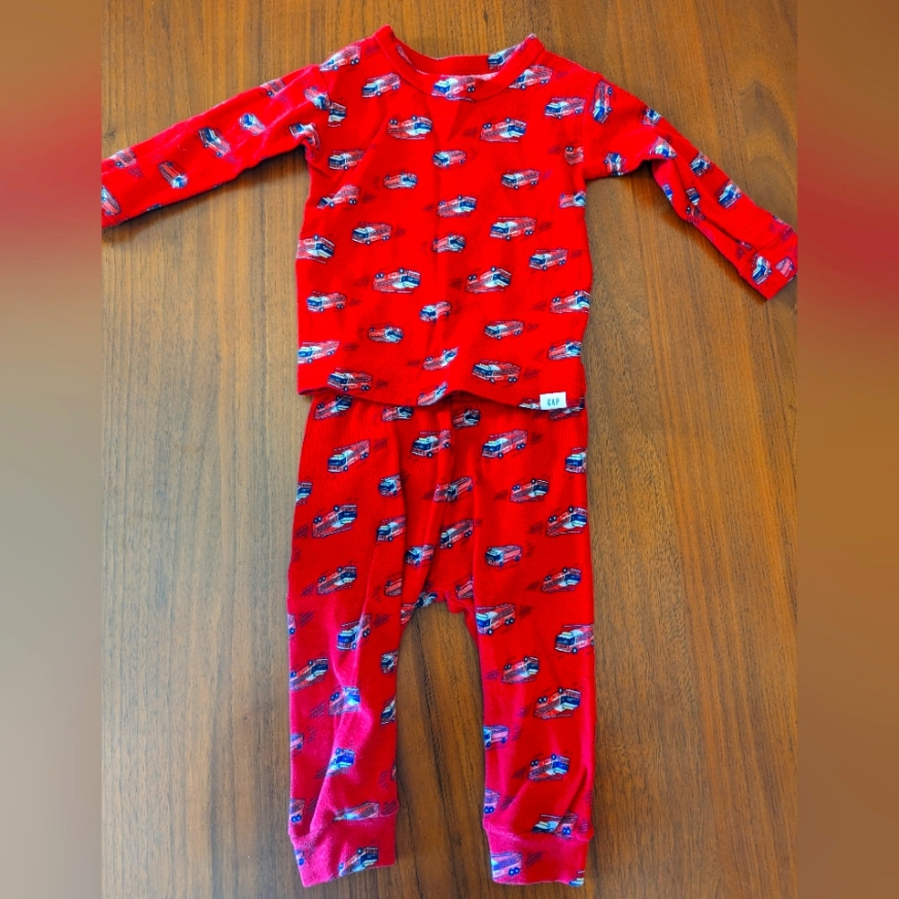 Baby Gap Fire Truck Pajamas